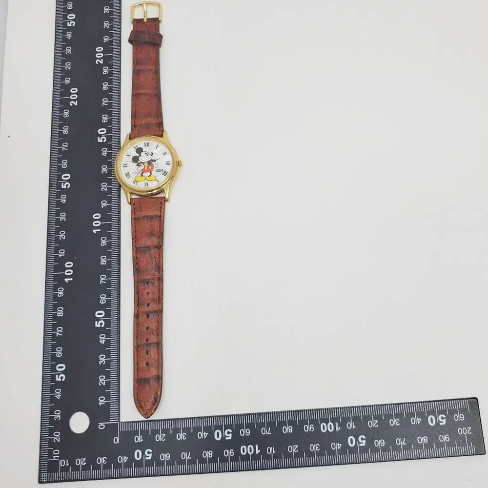 Disney X Lorus Mickey Mouse Mother of Peral VTG Watch
